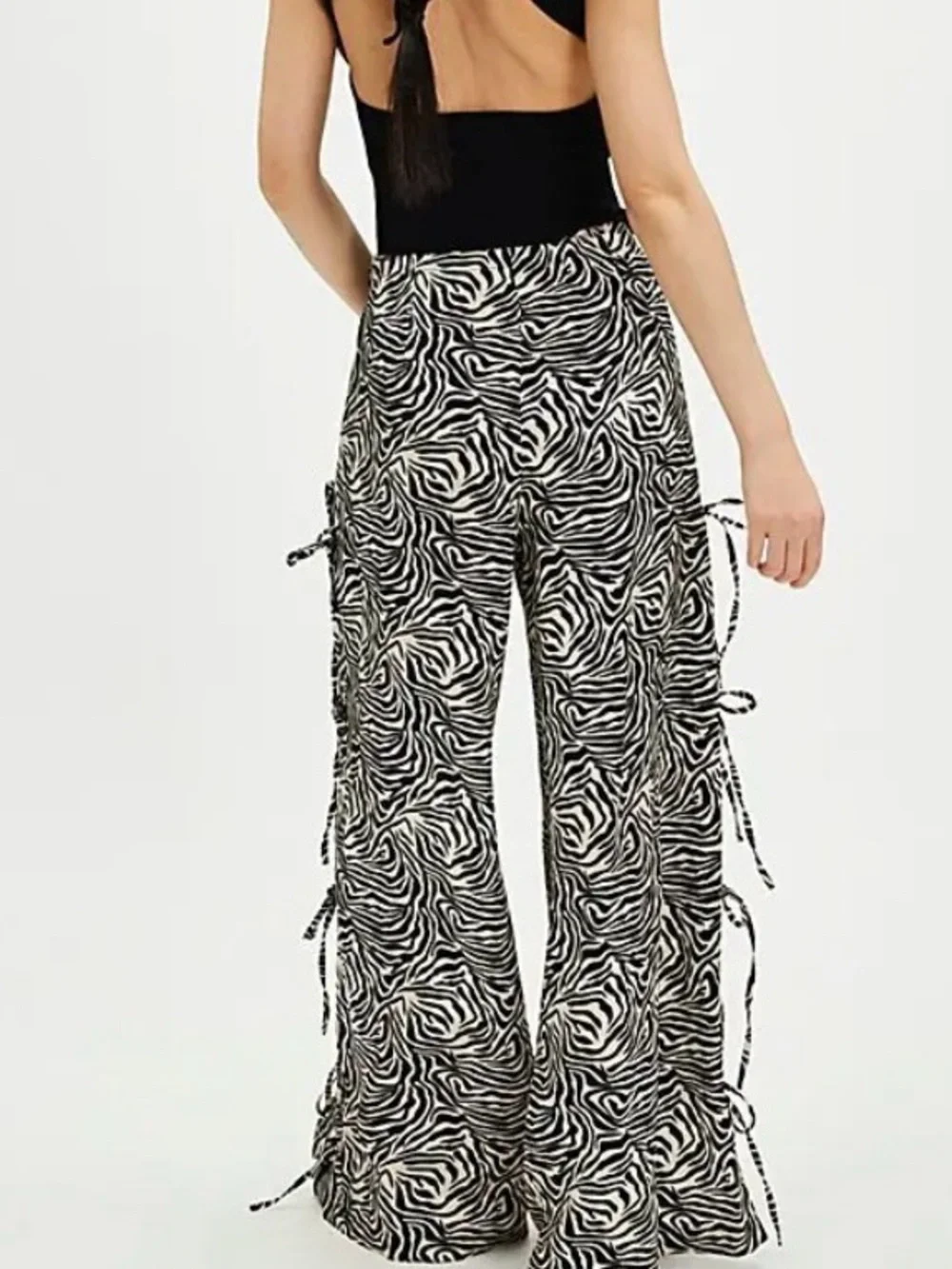 Free people FP x Nigel Preston side tie zebra pants